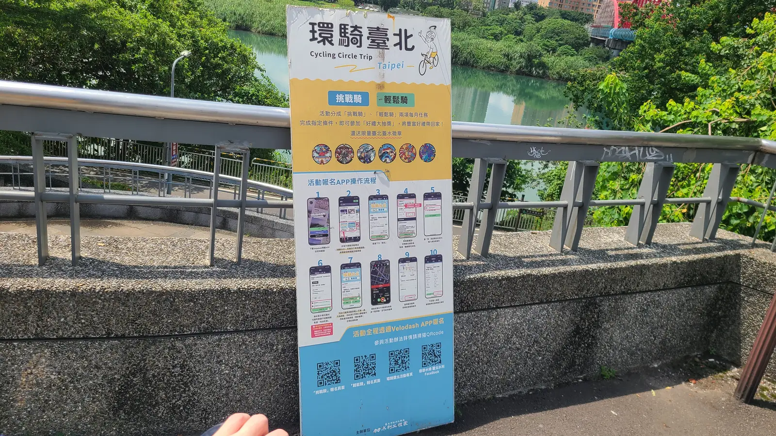 環騎臺北(Cycling Circle Trip Taipei)活動看板